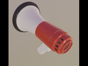 megaphone 3Dモデル