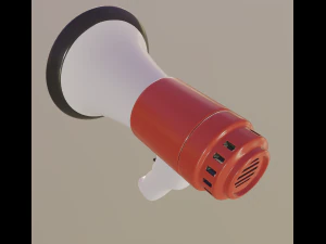 megaphone 3D Model