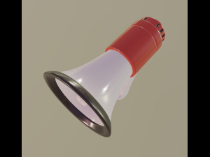 megaphone 3Dモデル