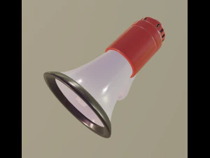 megaphone 3D Model