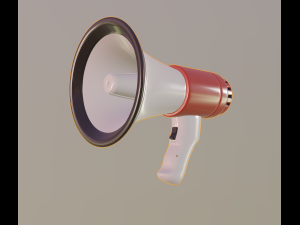 megaphone 3Dモデル
