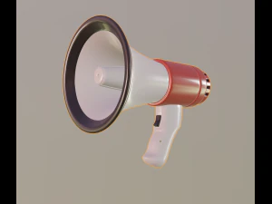 megaphone 3D Model