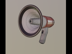 megaphone 3Dモデル