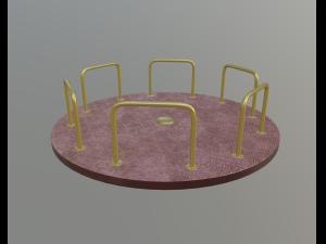 merry go round 3D मॉडल