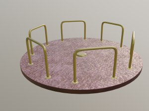 merry go round 3Dモデル