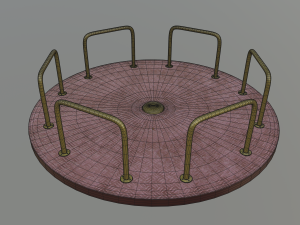 merry go round 3Dモデル