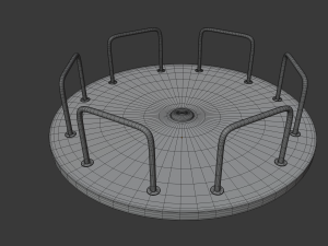 merry go round 3Dモデル