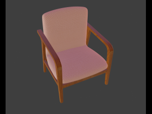 mid-century chair 3D Model