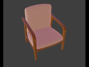 mid-century chair 3D Model
