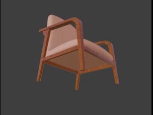 mid-century chair 3D Model