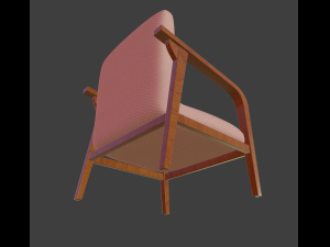 mid-century chair 3D Model