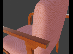 mid-century chair 3D Model