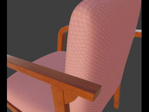 mid-century chair 3D Model