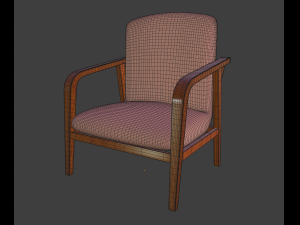 mid-century chair 3D Model