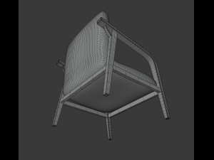 mid-century chair 3D Model