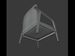 mid-century chair 3D Model