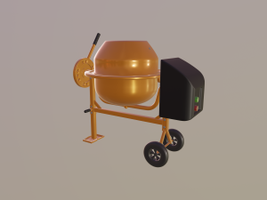 mini concrete mixer Model 3D