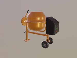 minibetoniera Modello 3D
