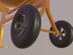 mini concrete mixer Modelo 3D