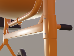 mini concrete mixer Modelo 3D