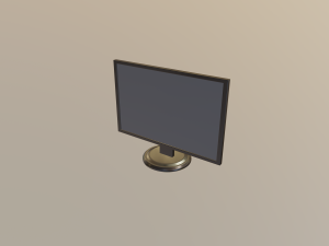 monitor 3D Model