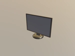 监视器 3D 模型
