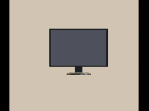 monitor 3D Model