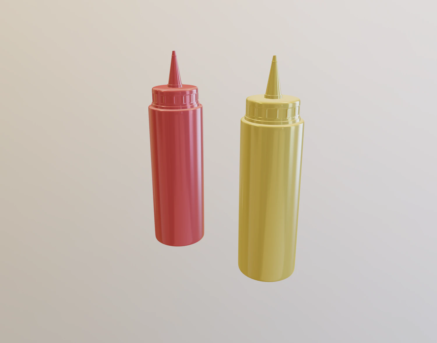 mustard 3D Model .c4d .max .obj .3ds .fbx .stl .blend 