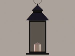 outdoor lantern 3D मॉडल