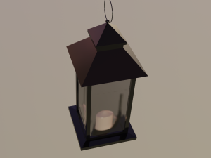 outdoor lantern 3D मॉडल