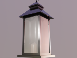outdoor lantern 3D मॉडल