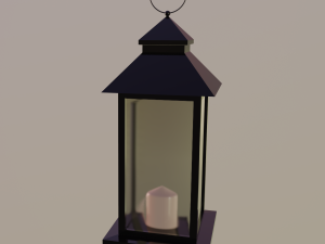 outdoor lantern 3D मॉडल