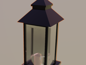 outdoor lantern 3D मॉडल