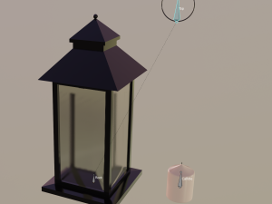 outdoor lantern 3D मॉडल