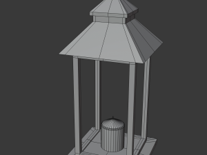 outdoor lantern 3D मॉडल
