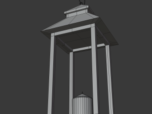 outdoor lantern 3D मॉडल
