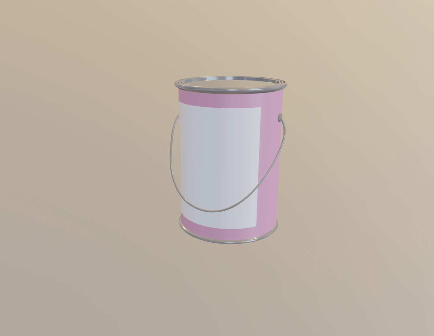 paint bucket 3D Model .c4d .max .obj .3ds .fbx .stl .blend 