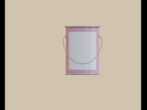 paint bucket Modelo 3D