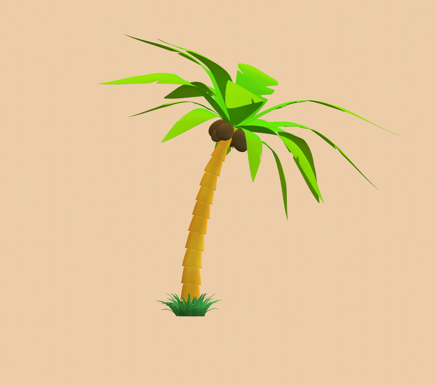 palm tree 3D Model .c4d .max .obj .3ds .fbx .stl .blend 