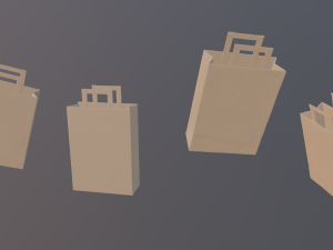 paper bag 3D Модель