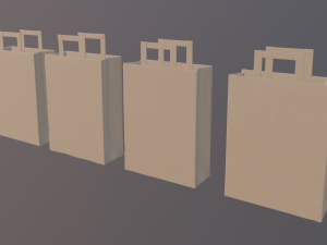 paper bag 3D Model