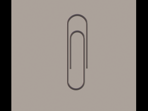 paper clip 3D Модель