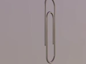 paper clip 3D Model