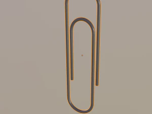 paper clip 3D Model