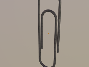 paper clip 3D Model
