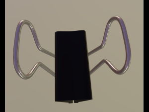 paper clip 3Dモデル