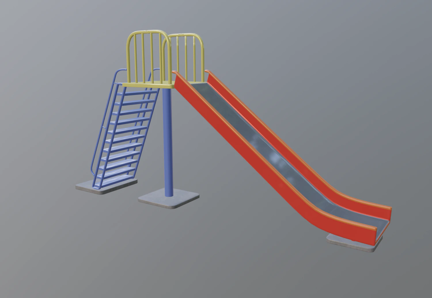 park slide 3D Model .c4d .max .obj .3ds .fbx .stl .blend 