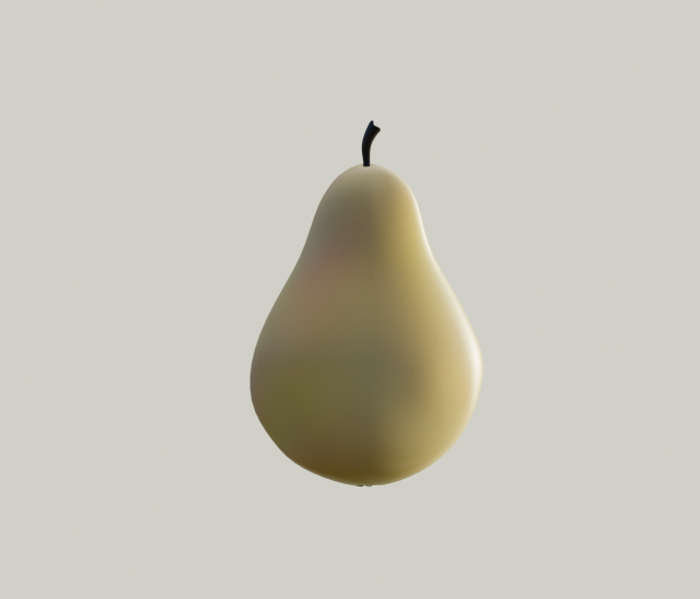 pear 3D Модель .c4d .max .obj .3ds .fbx .stl .blend 
