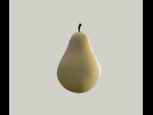 pear 3D Model