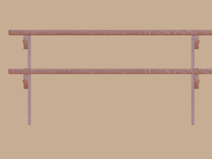 picnic table 3D मॉडल
